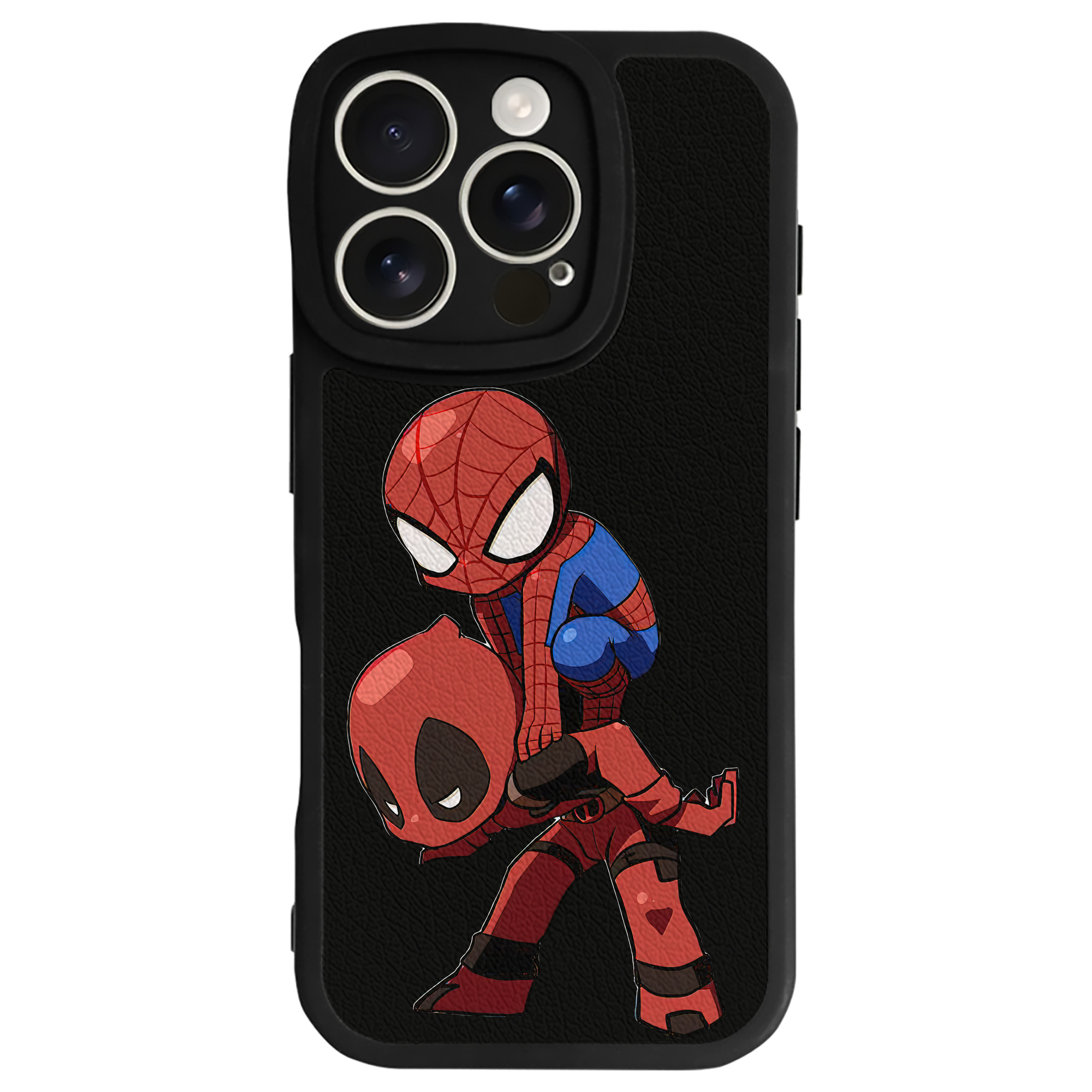 （画像用） Deadpool デッドプール 【iPhone 16シリーズ対応】シリコンスマホケース（レザー調） 材質：シリコン